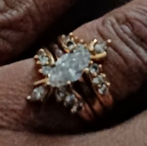 Avon 3 piece Marquise ring set